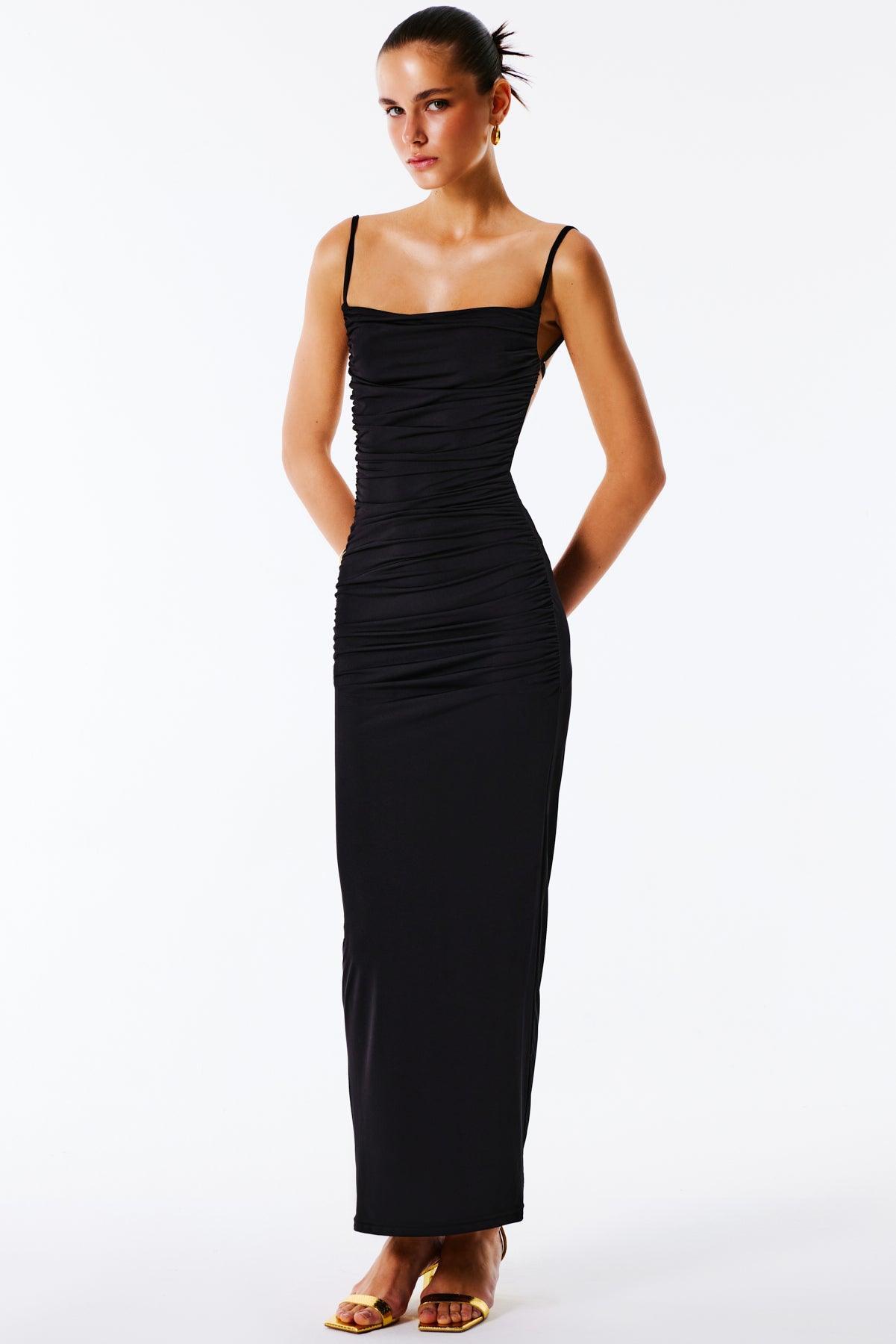 EMARA Sırt Açık Uzun Abiye Elbise Love On Friday