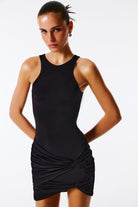 LUCA Halter Yaka Mini Elbise (Siyah) Love On Friday