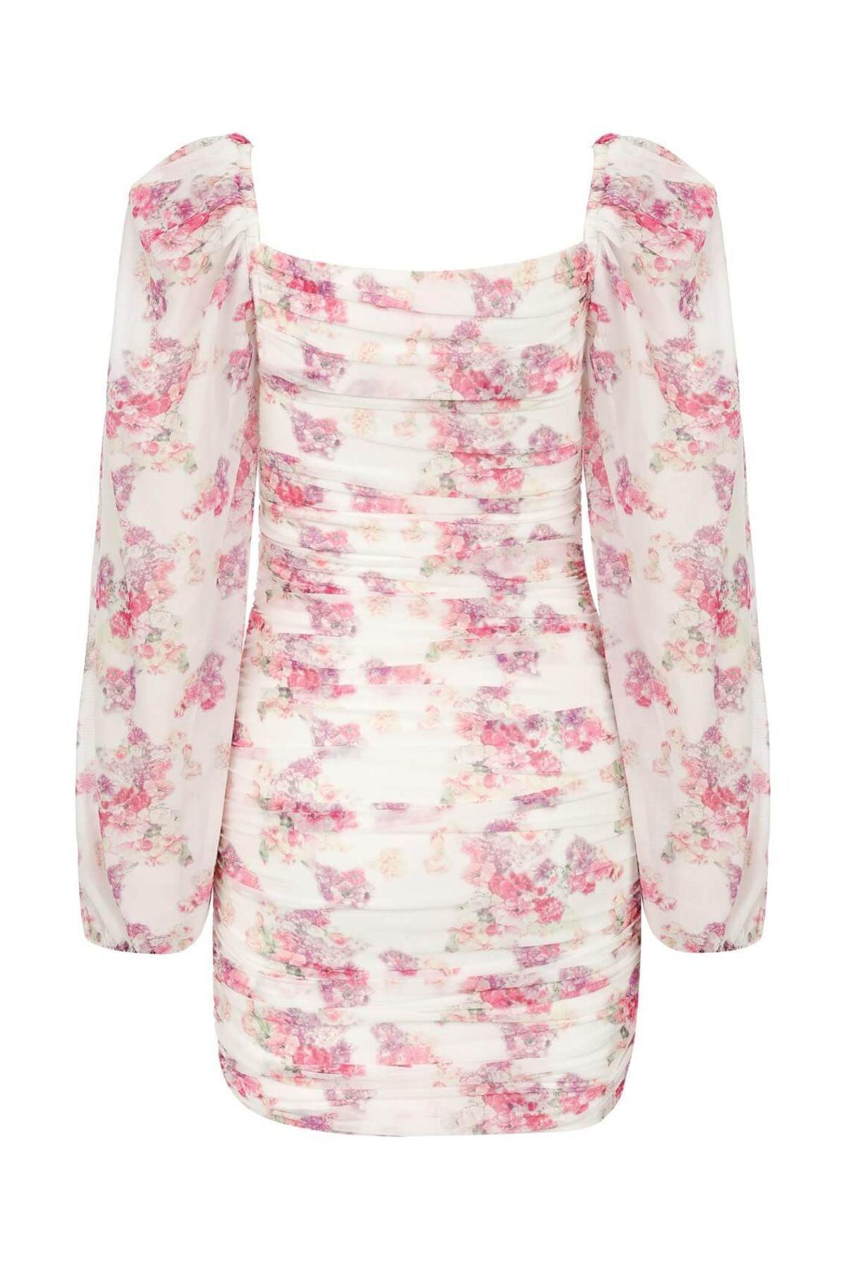 ROSE Balon Kollu Elbise Love On Friday