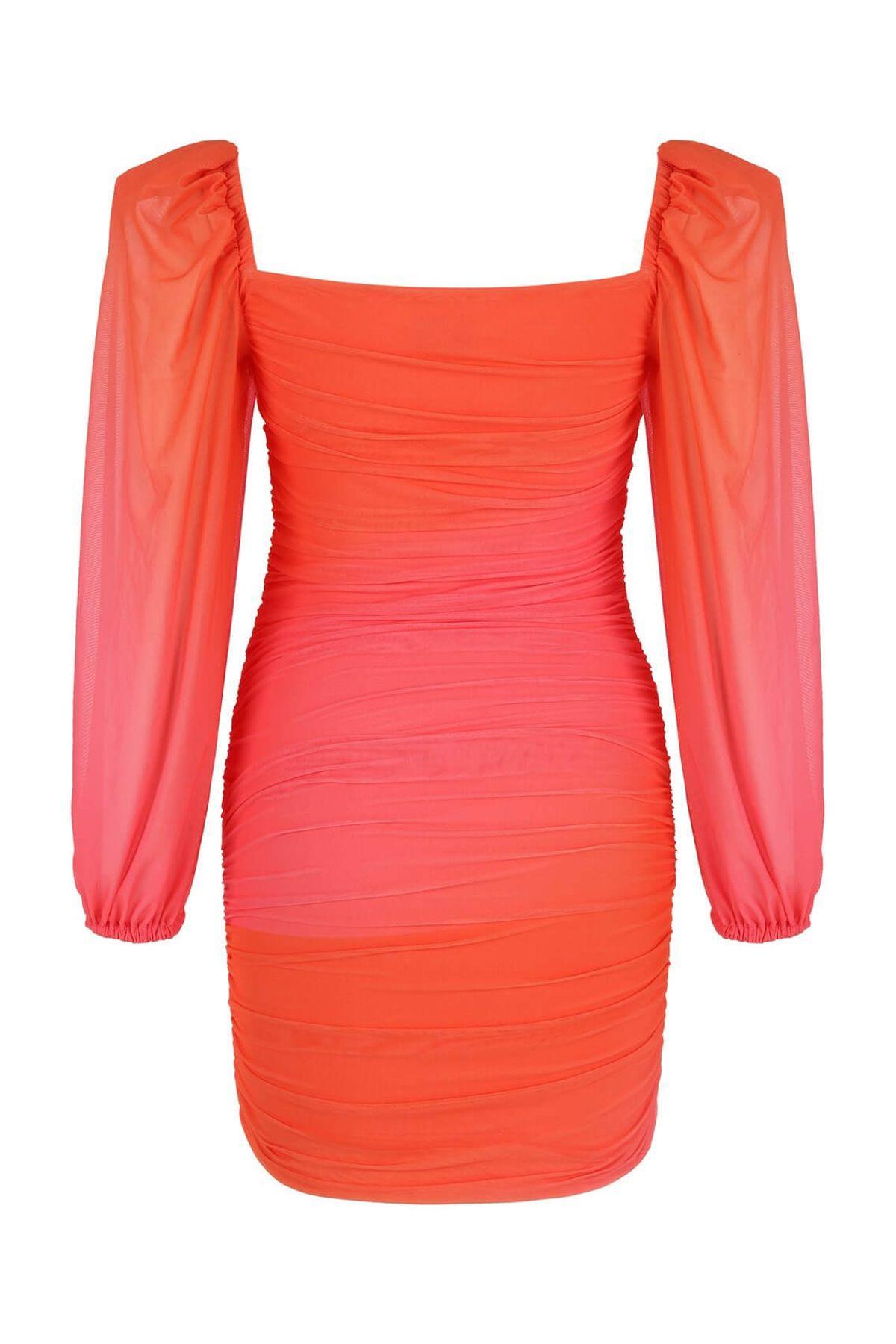 ROSE Balon Kollu Elbise Love On Friday